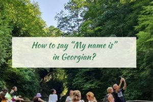 - Języki Kaukazu my name is in Georgian
