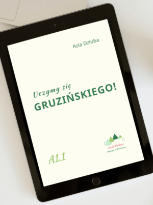 let's study Georgian learning Georgian textbook for Georgian language study book online course uczymy się gruzińskiego a1.1 podręcznik nauka gruzińskiego podręcznik do gruzińskiego język gruziński