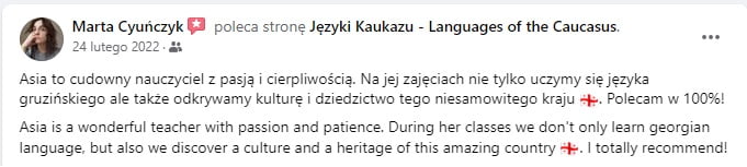 - Języki Kaukazu georgian language lessons
