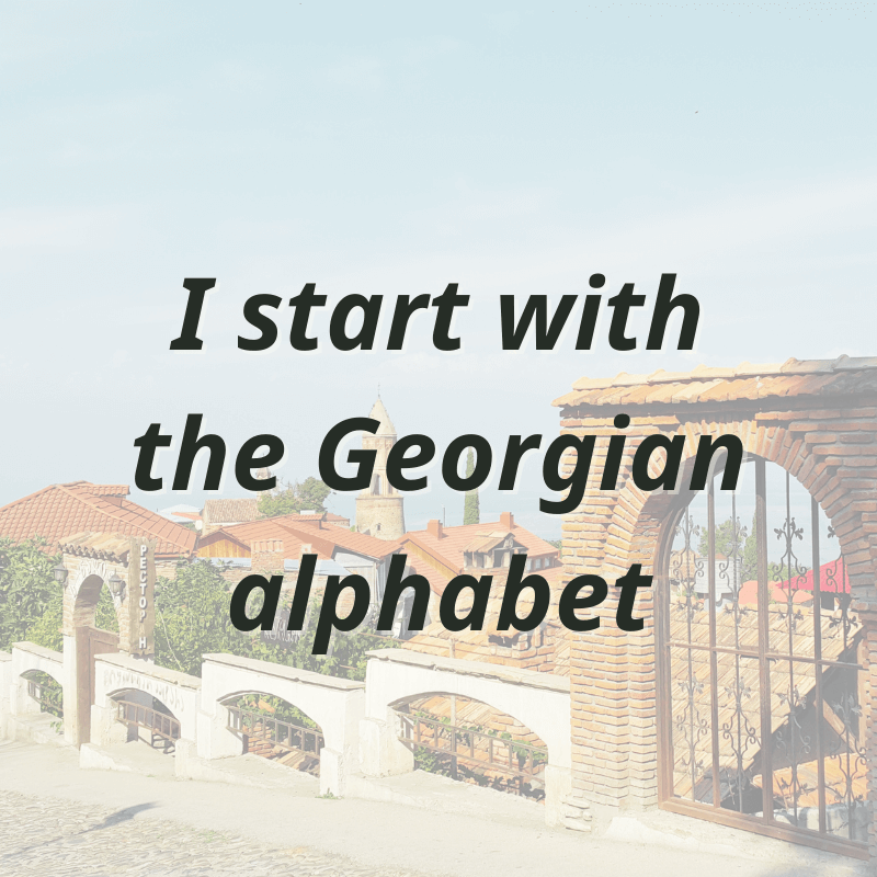 zaczynam od alfabetu nauka gruzińskiego języki kaukazu
