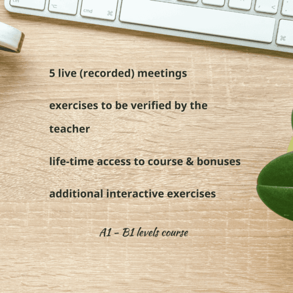 online course about verbs - Języki Kaukazu