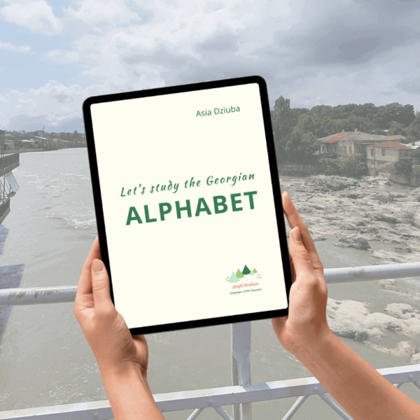 Let's study the Georgian alphabet textbook jezyki Kaukazu learn georgain alphabet Let's study the Georgian alphabet uczymy się gruzińskiego alfabetu textbook jezyki Kaukazu learn georgain alphabet